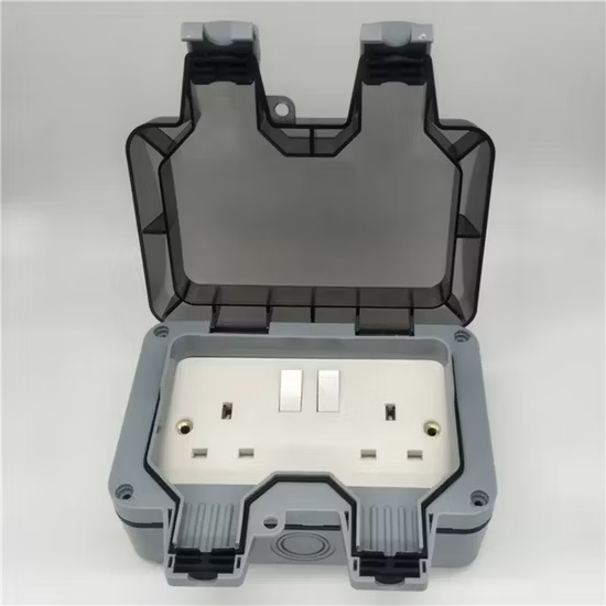 高さ耐候性屋外ソケットスイッチスイッチ付きシングルソケットコンセント機能シリーズ