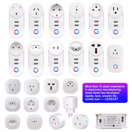 Zigbee Tuya エネルギー モニター タイミング/リモコン スマート ソケット EU プラグ