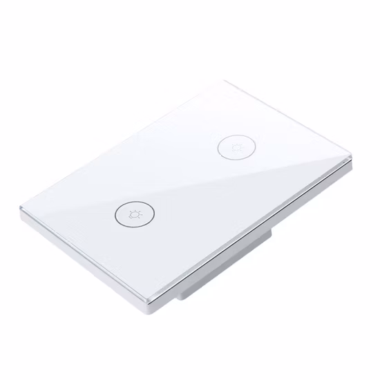 Zigbee ウォールタッチ Tuya スマート電灯スイッチ 強化ガラス付き